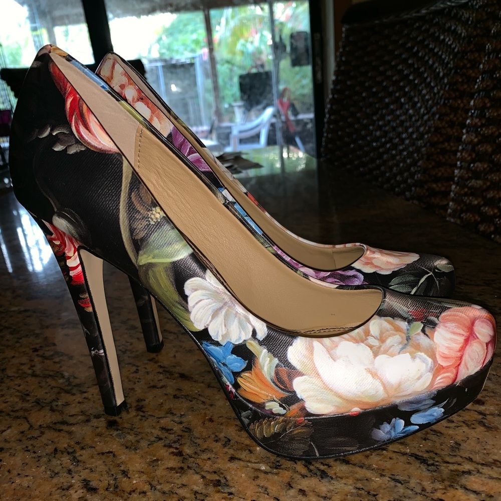 Macy’s floral heels